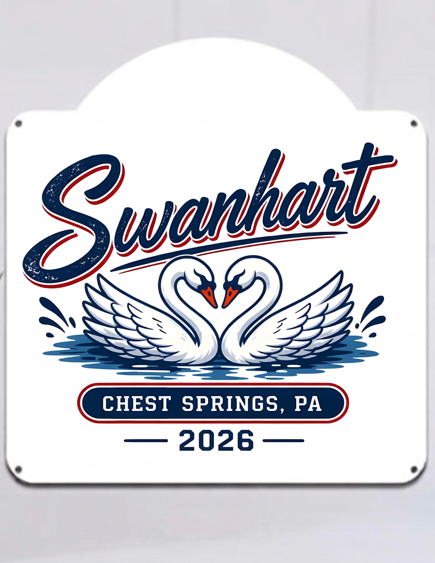 Swanhart Strong 8-Inch Aluminum Door Hanging Sign