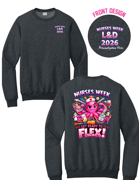 2026 Nurses Week Labor & Delivery Pocket Sweatshirt