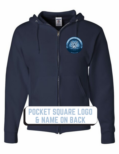 Personalized Hill Drama Koala Logo Zip Up Hoodie