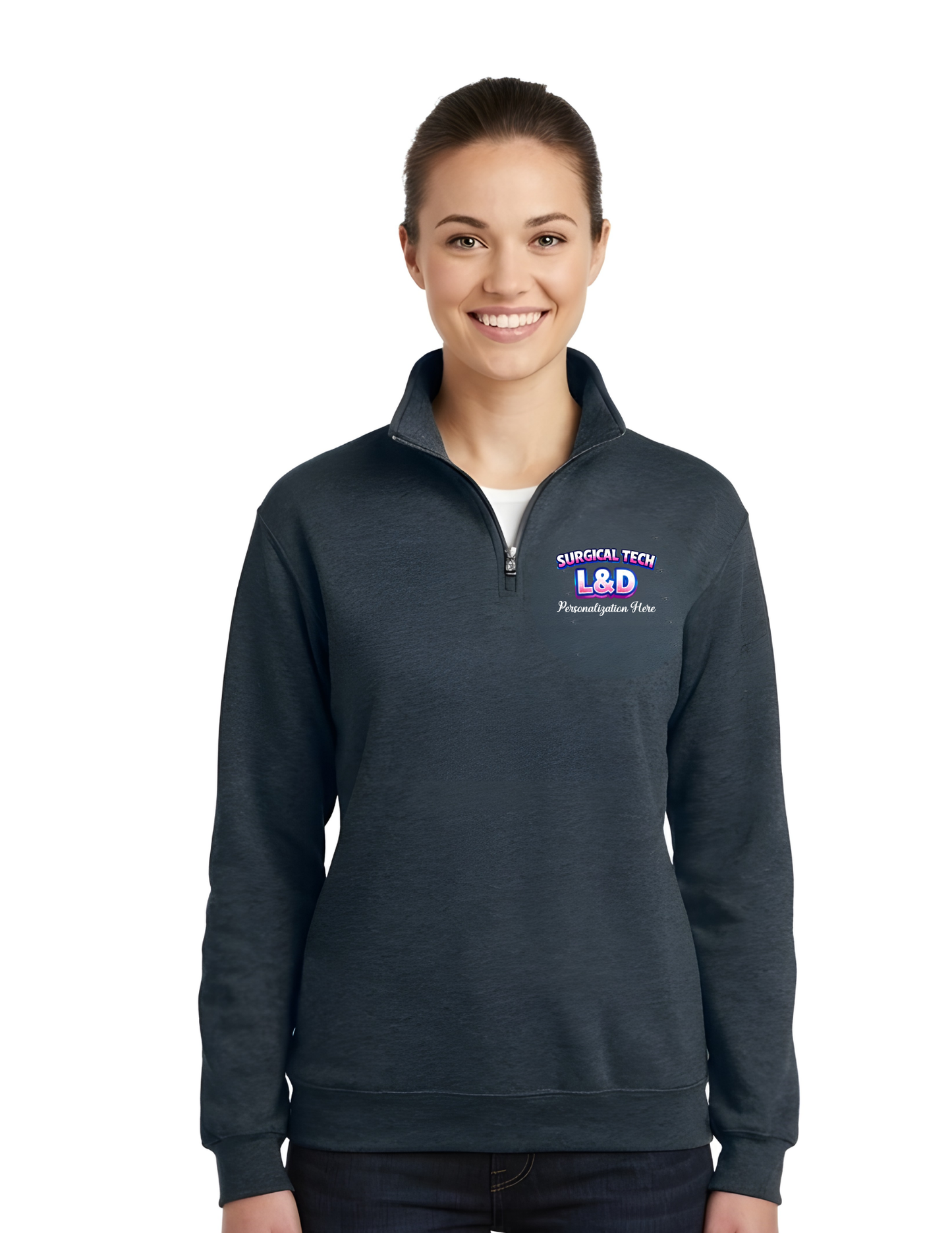 Surgical Tech Labor & Delivery Quarter Zip Sweatshirt